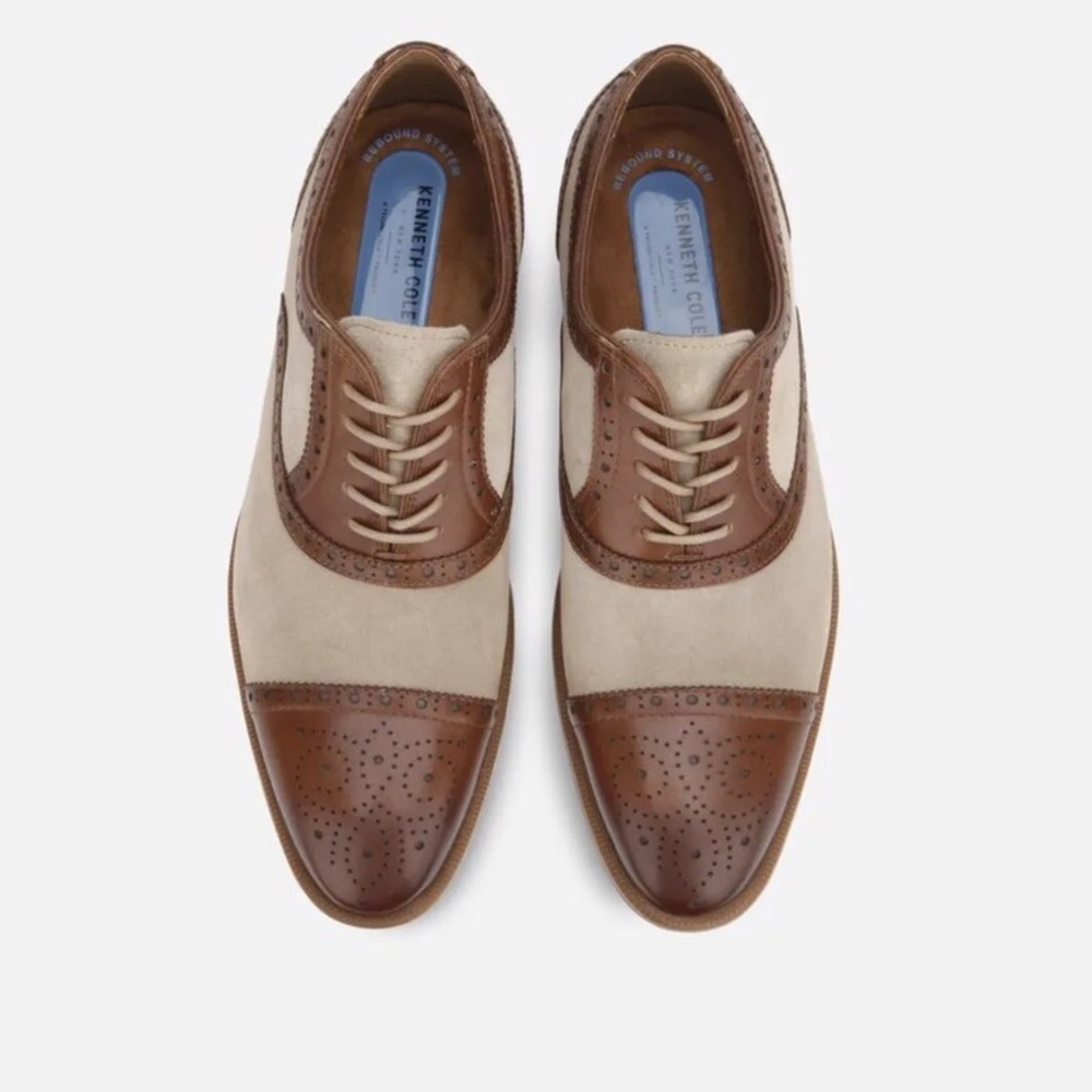 Mens  Kenneth Cole Cap-toe OXFORD  Sz9